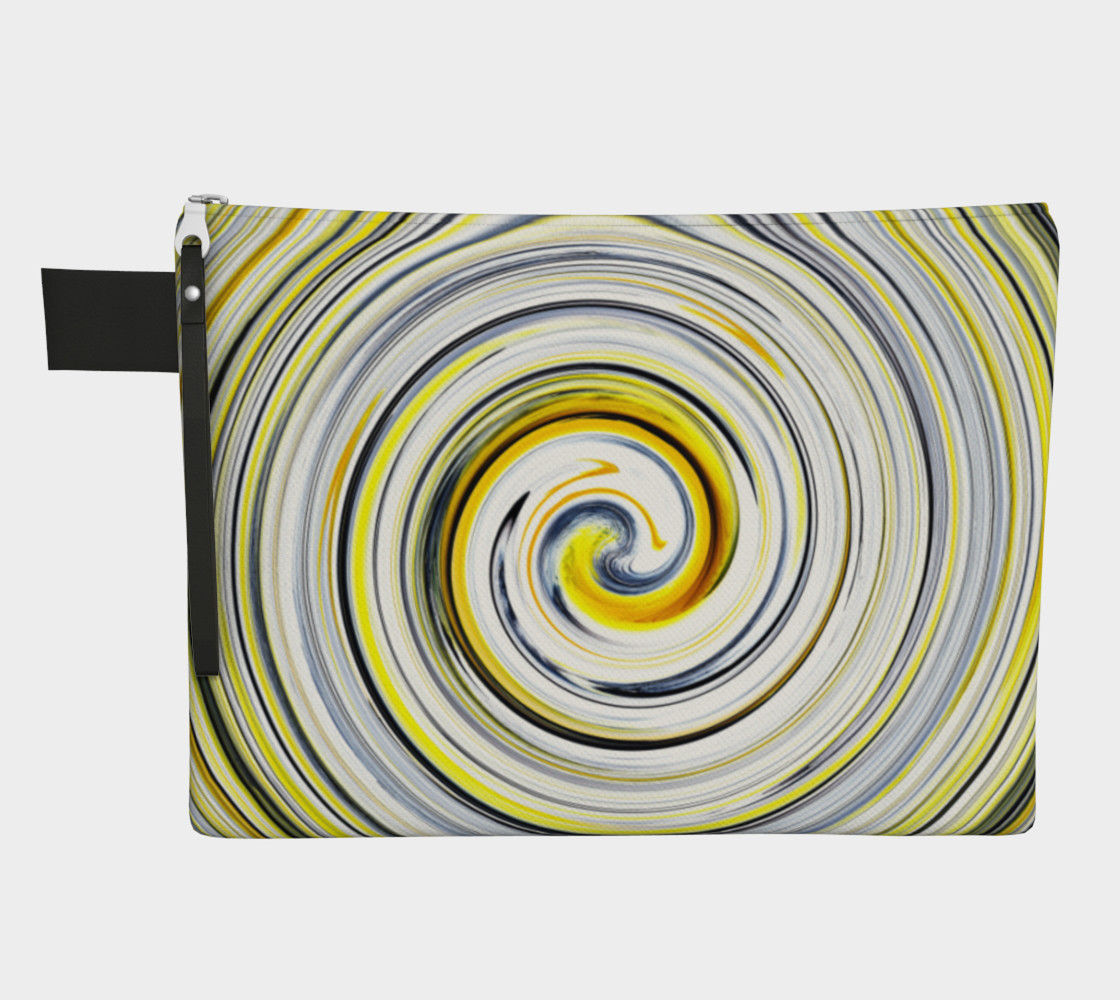 Yellow And Black Funky Swirl preview #1