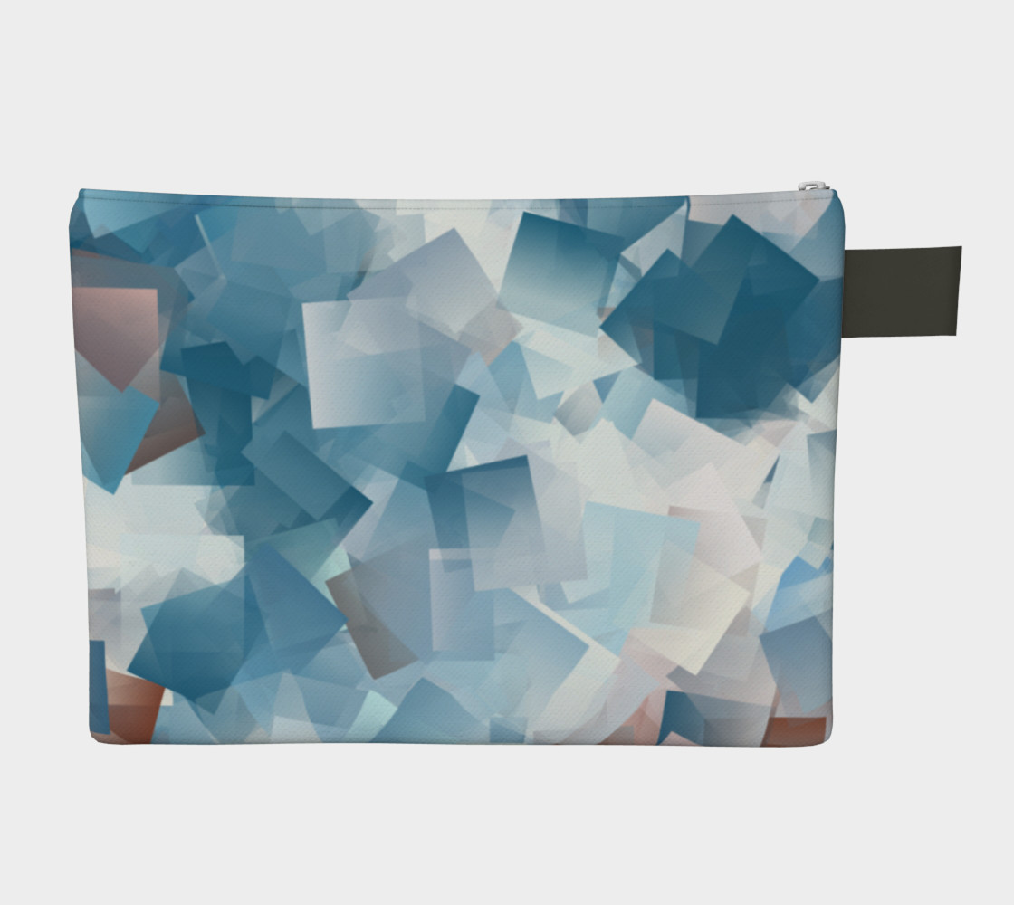 Muted Blues In Cubes preview #2