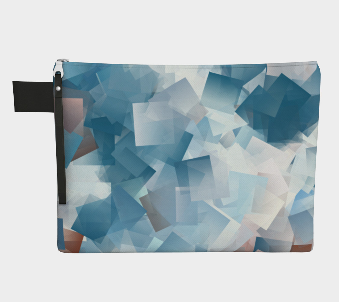 Muted Blues In Cubes preview #1