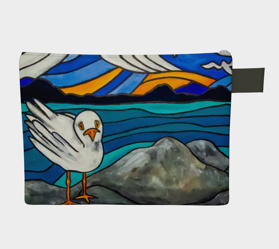 Seagull by the Sea Zipper Carry All preview #2