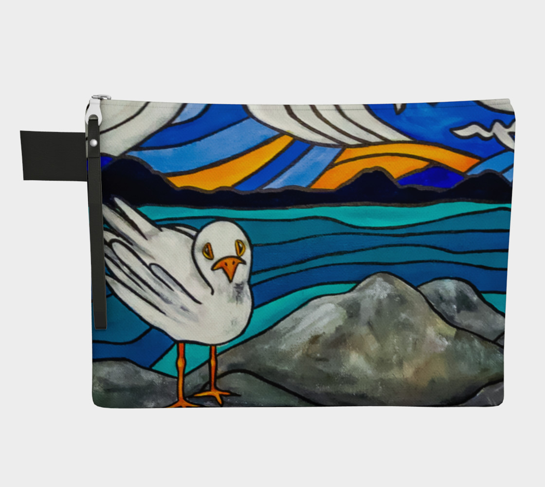 Seagull by the Sea Zipper Carry All preview #1