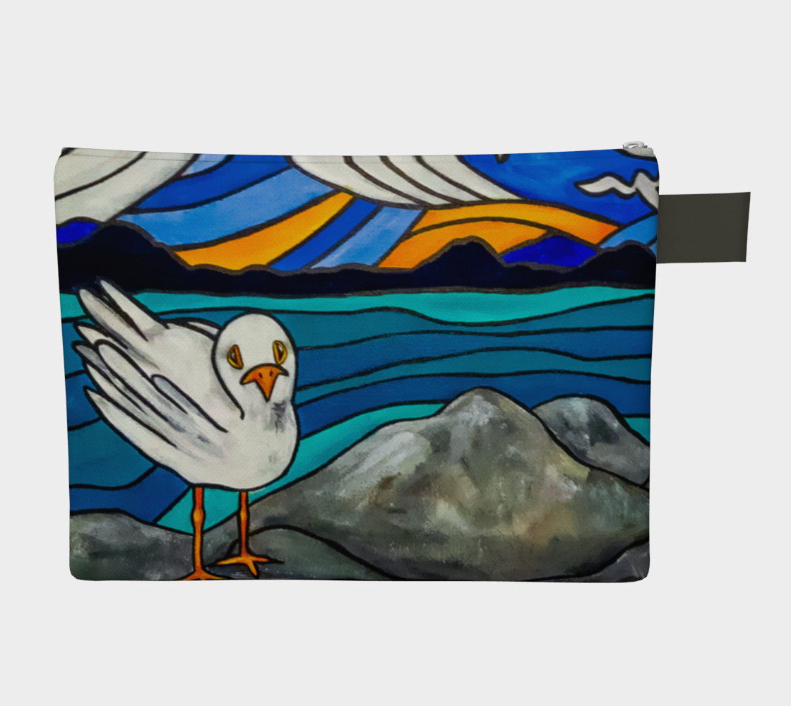 Seagull by the Sea Zipper Carry All preview #2