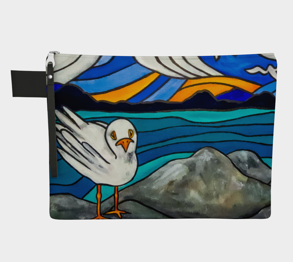 Seagull by the Sea Zipper Carry All preview #1
