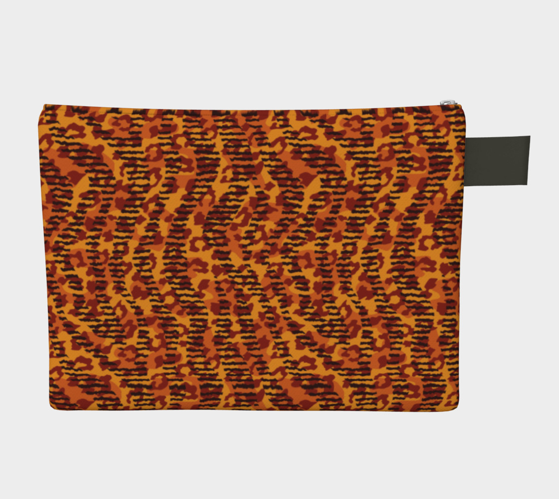 Animal Stripes and Spots Zipper Carry-All preview #2