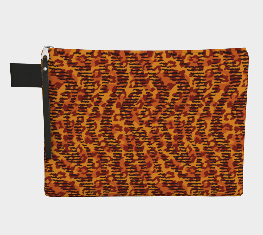 Animal Stripes and Spots Zipper Carry-All preview #1