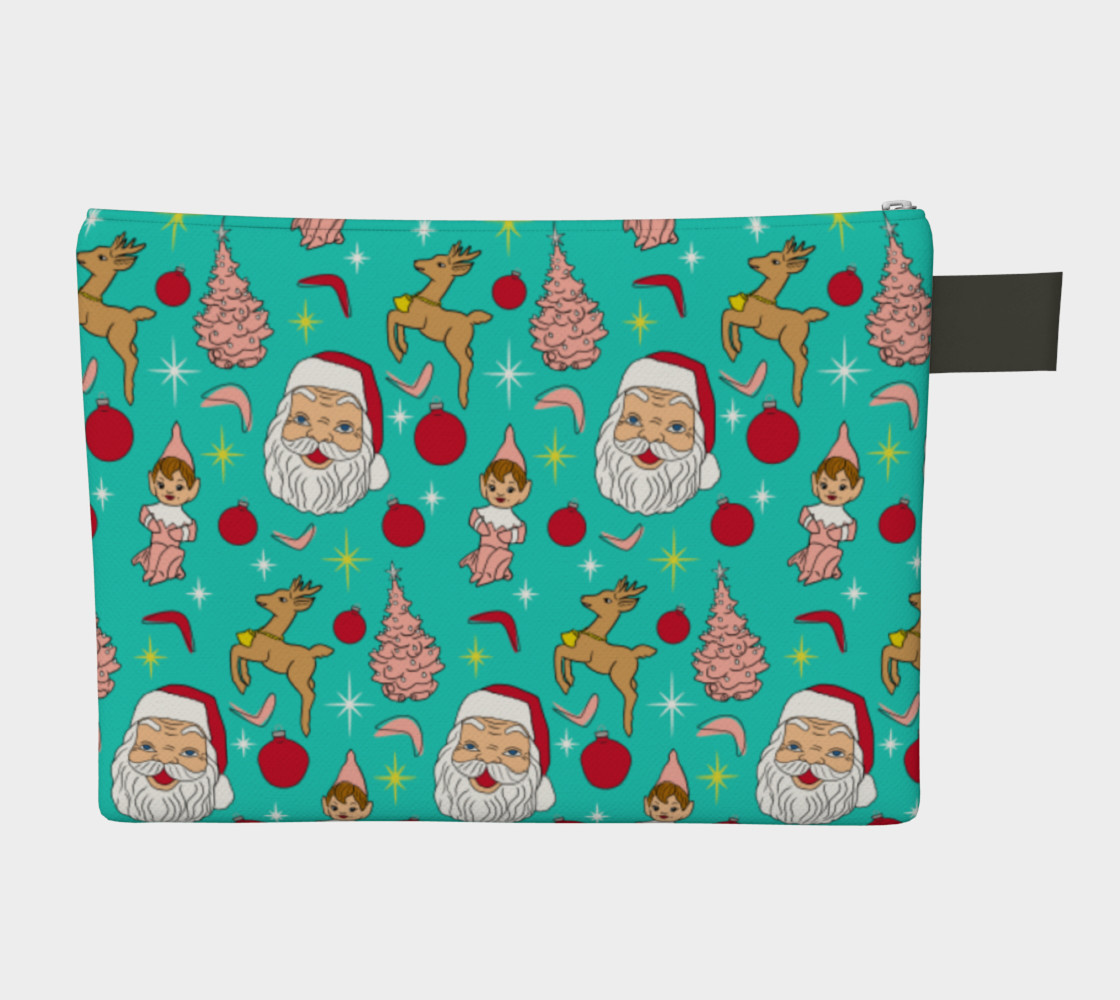 Aperçu de Kitschy Mint Christmas Clutch #2