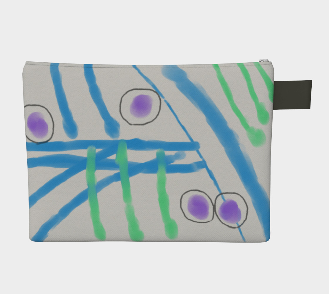 Aperçu de Funky Abstract Art Clutch Bag #2