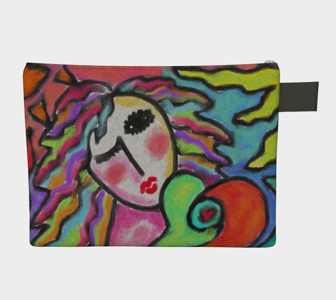 Colorful Abstract Art Clutch Bag preview #2