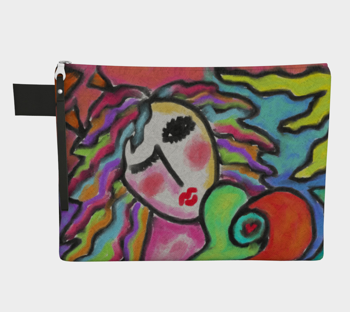 Colorful Abstract Art Clutch Bag preview #1