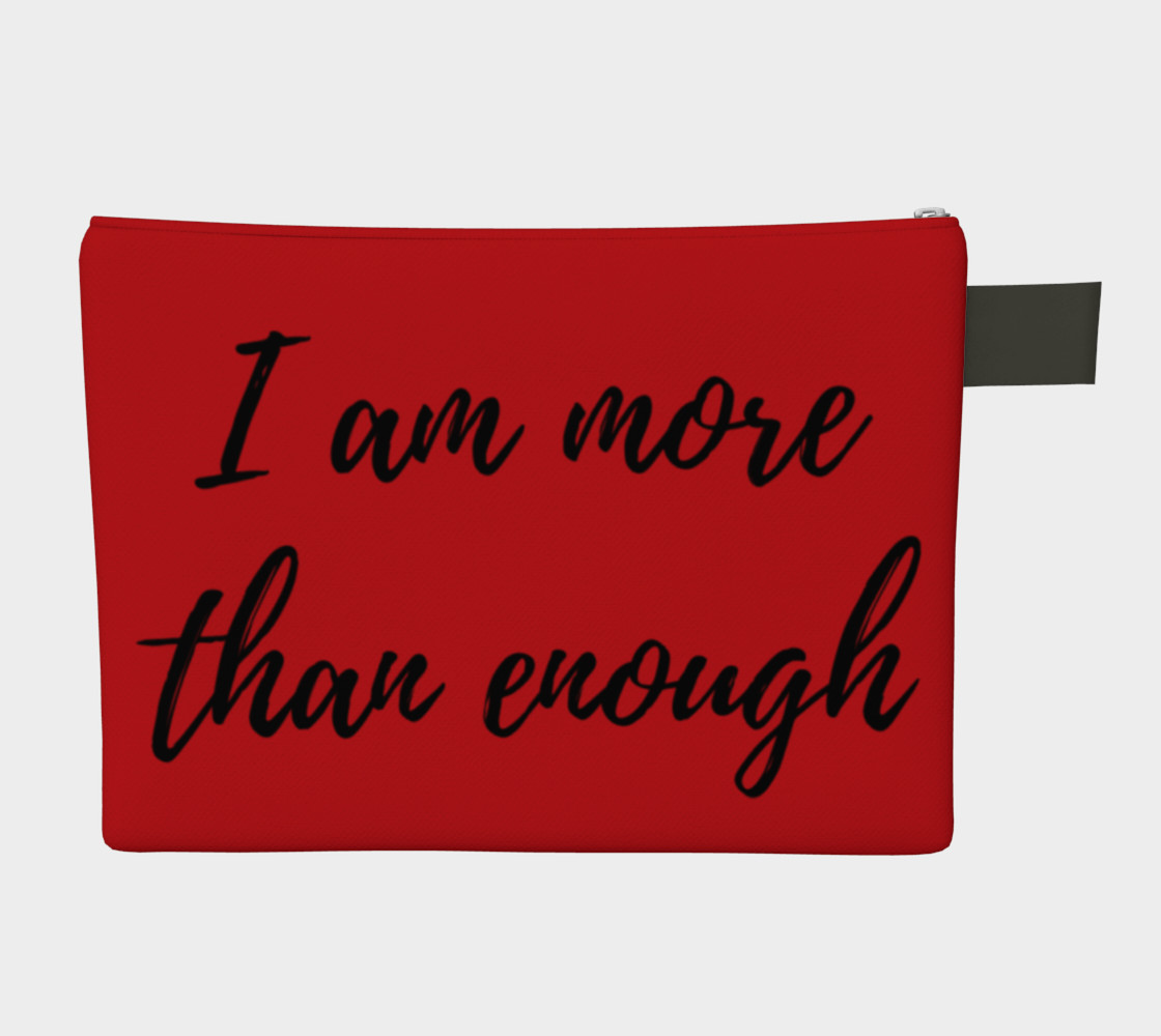I am more than enough Zipper carry all preview #2