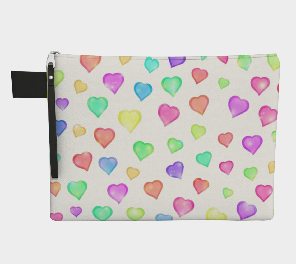 Multi-Colored Pastel Hearts preview #1