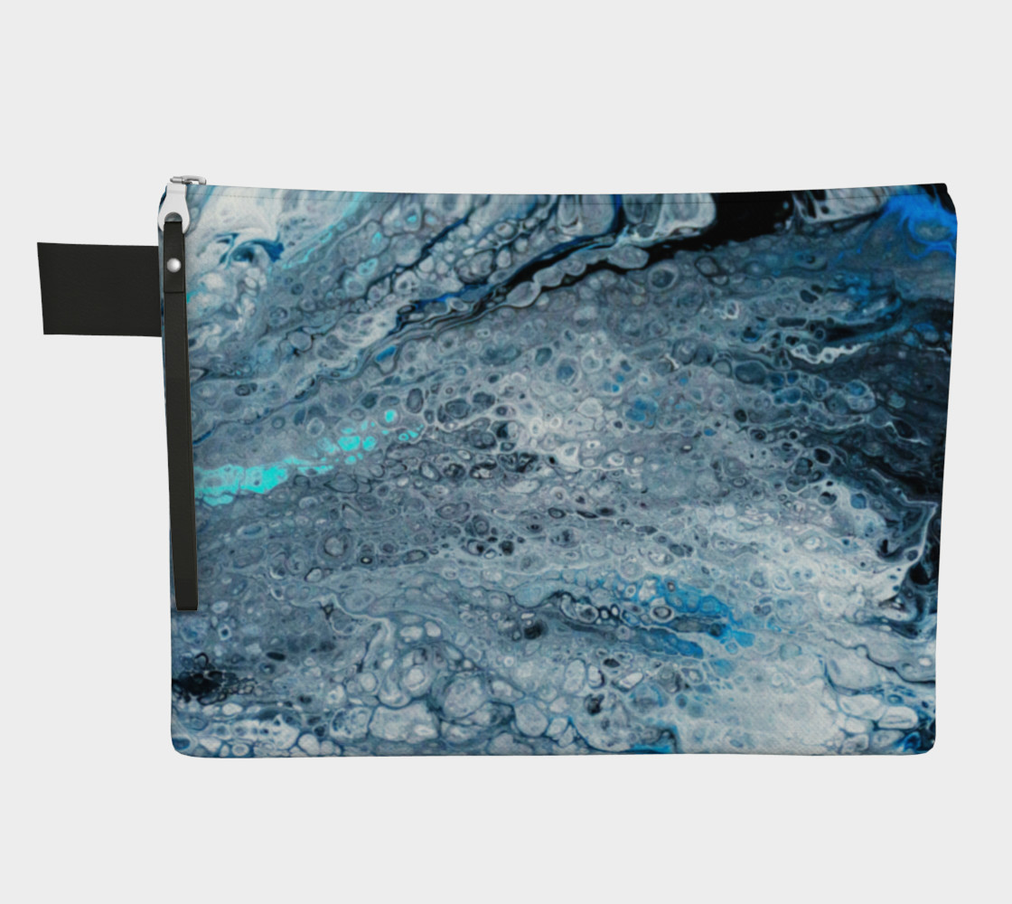 Earth's Oceans Acrylic Pour Art preview #1