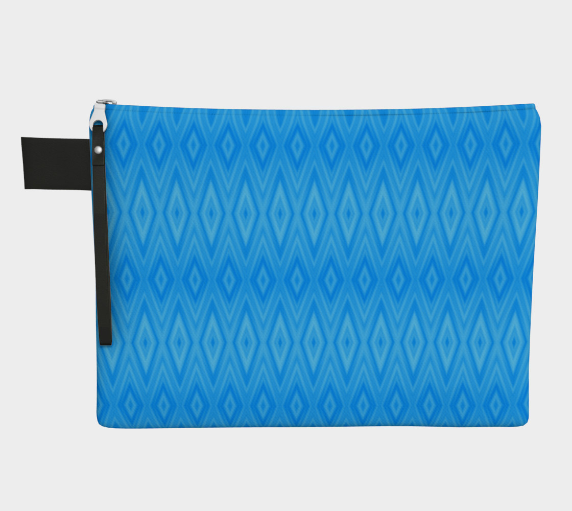 Turquoise and Blue Diamond Pattern preview #1