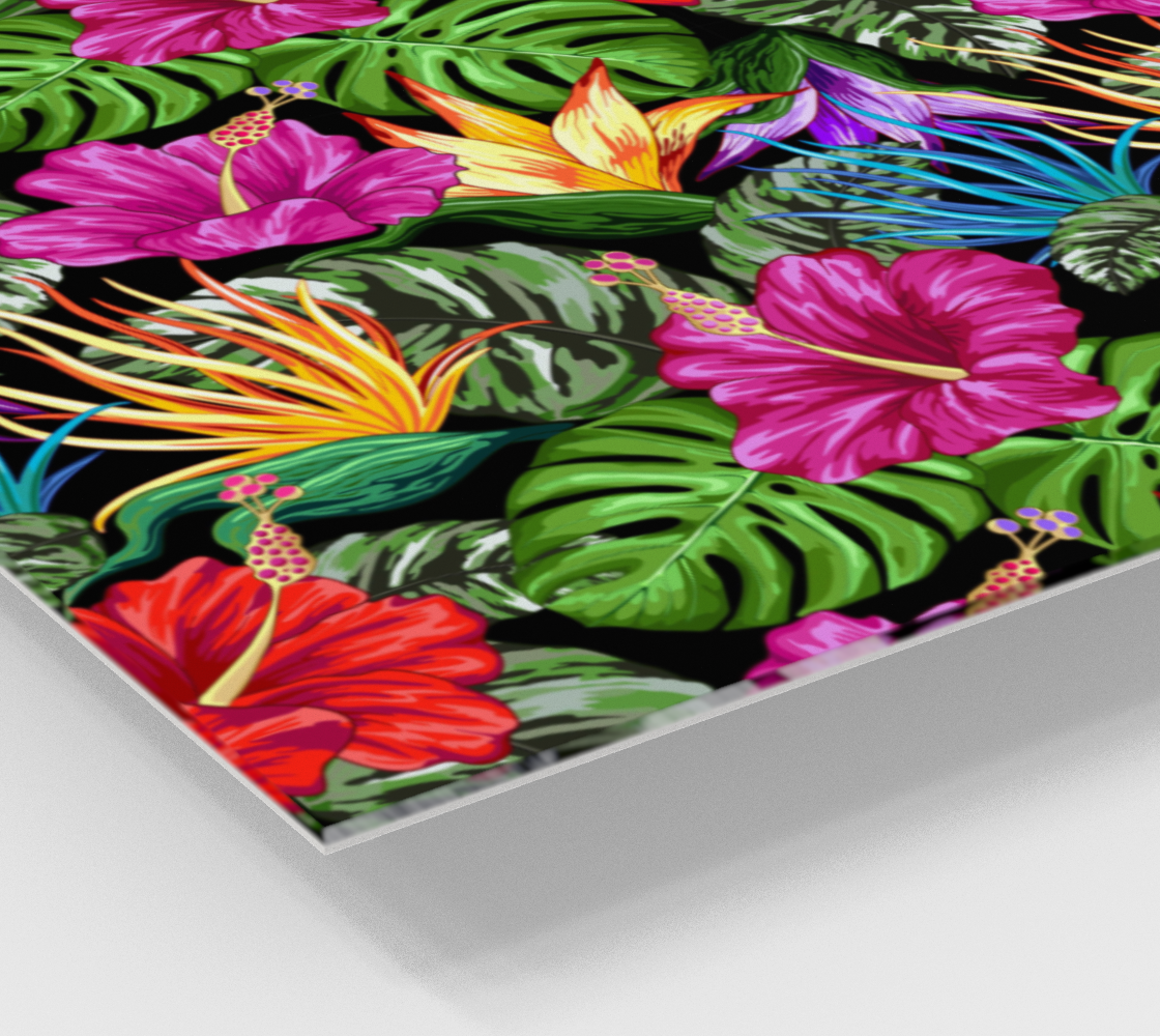 Aperçu de Tropical Flora Summer Mood Pattern #2
