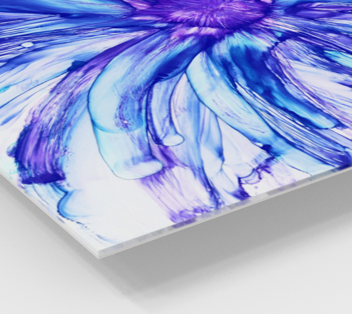 Abstract Blue Daisy preview #2