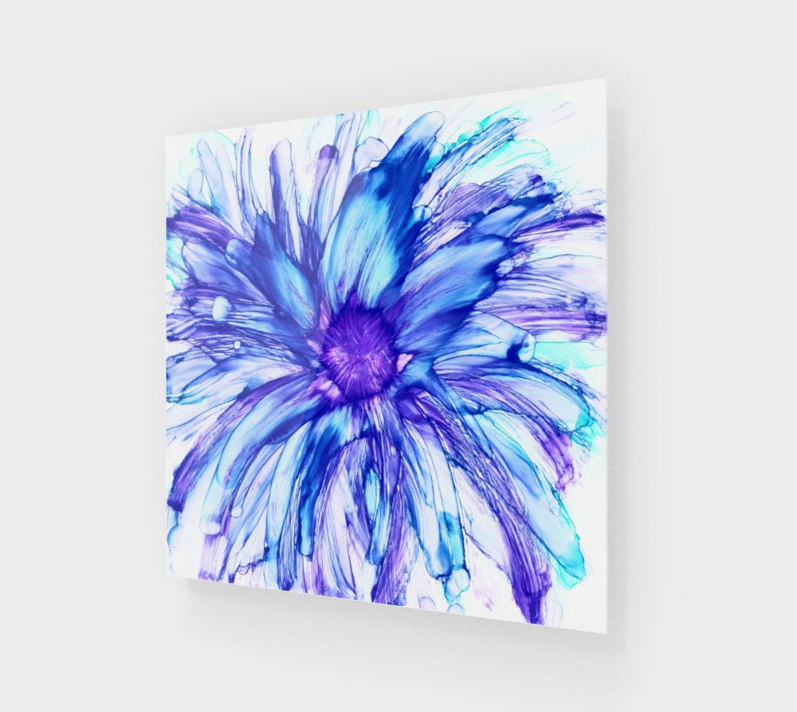 Abstract Blue Daisy preview #1