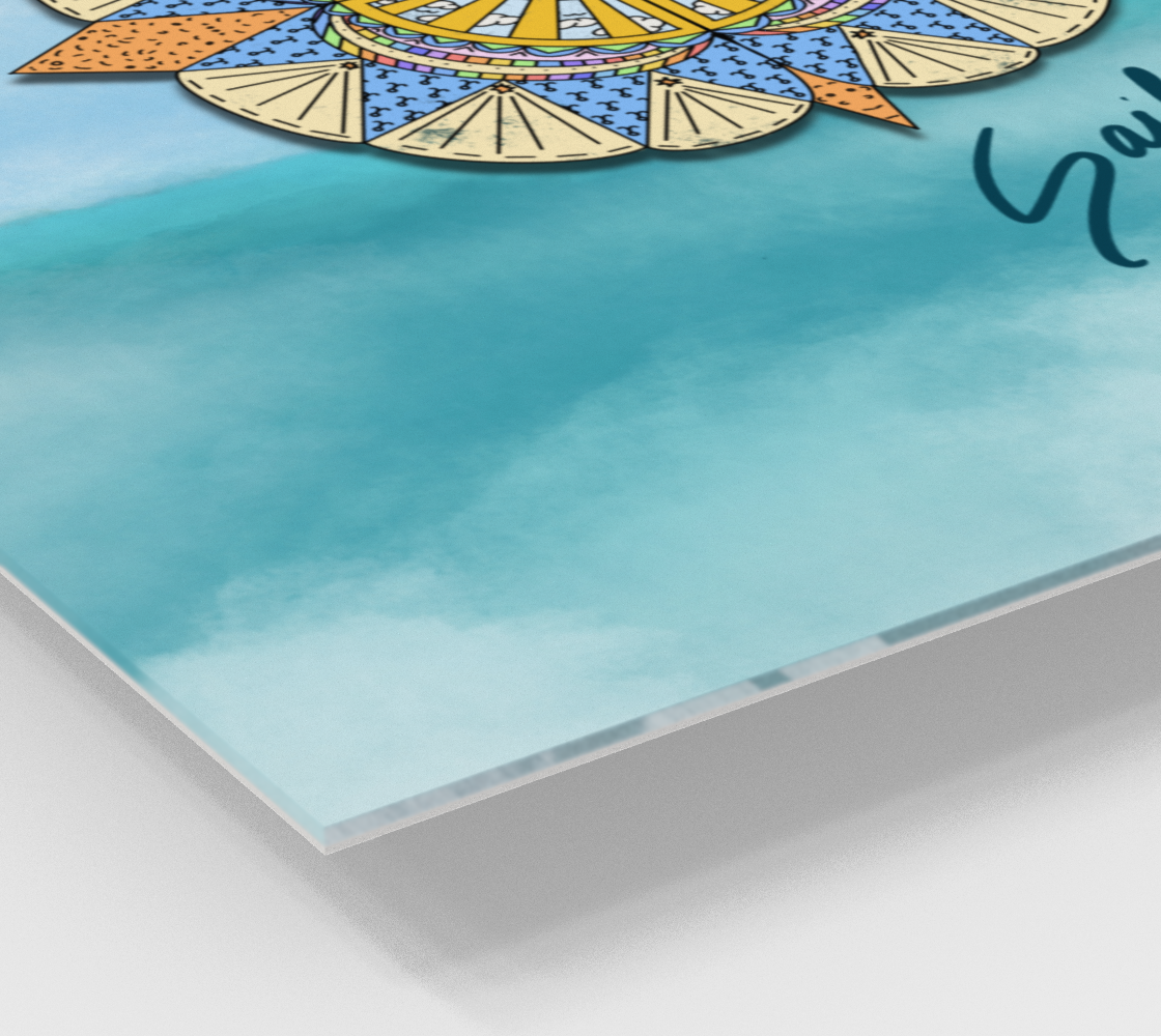"Sail Away" Beach Mandala preview #2