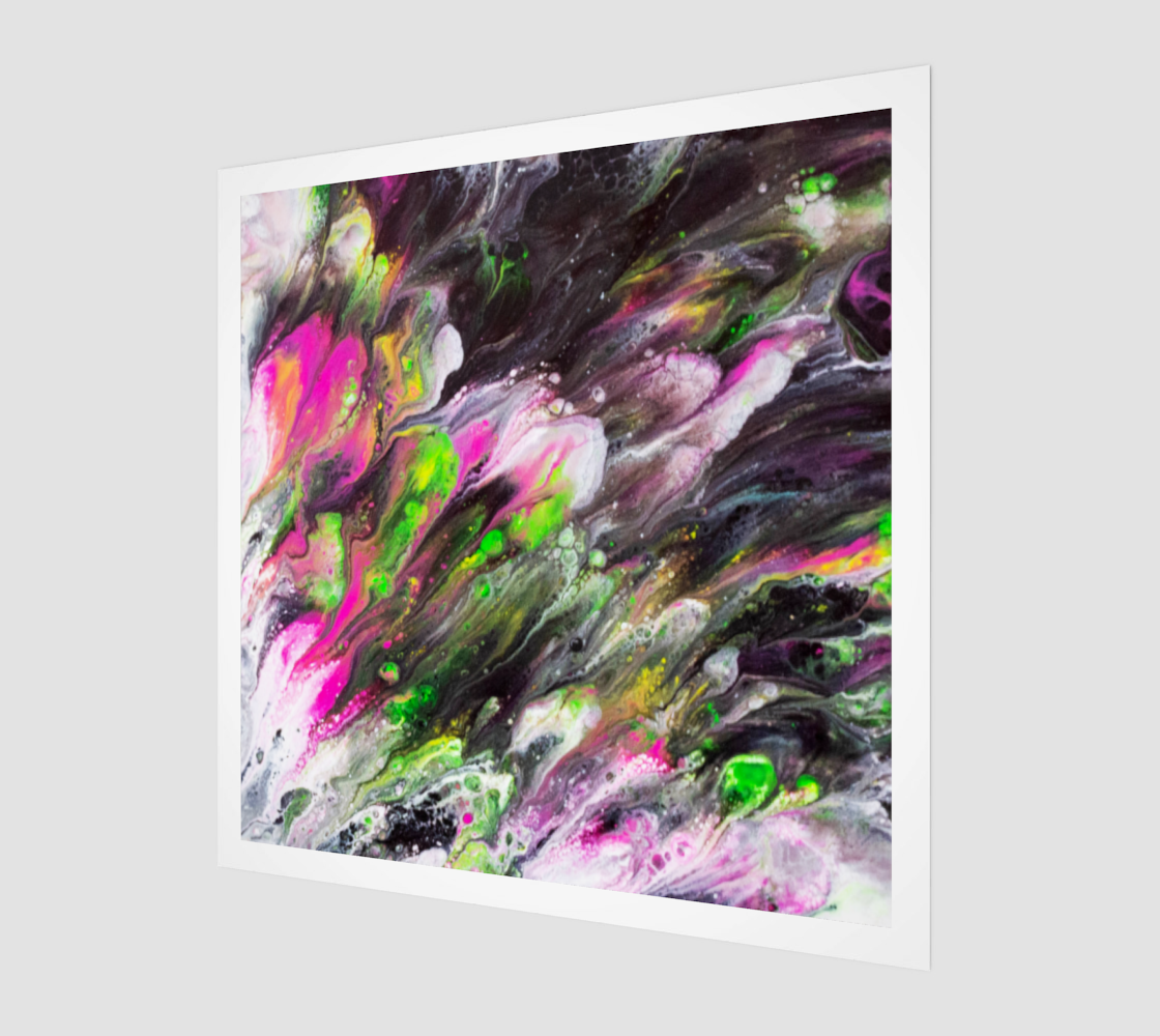 Abstract Spring Blooms Acrylic Art preview #1