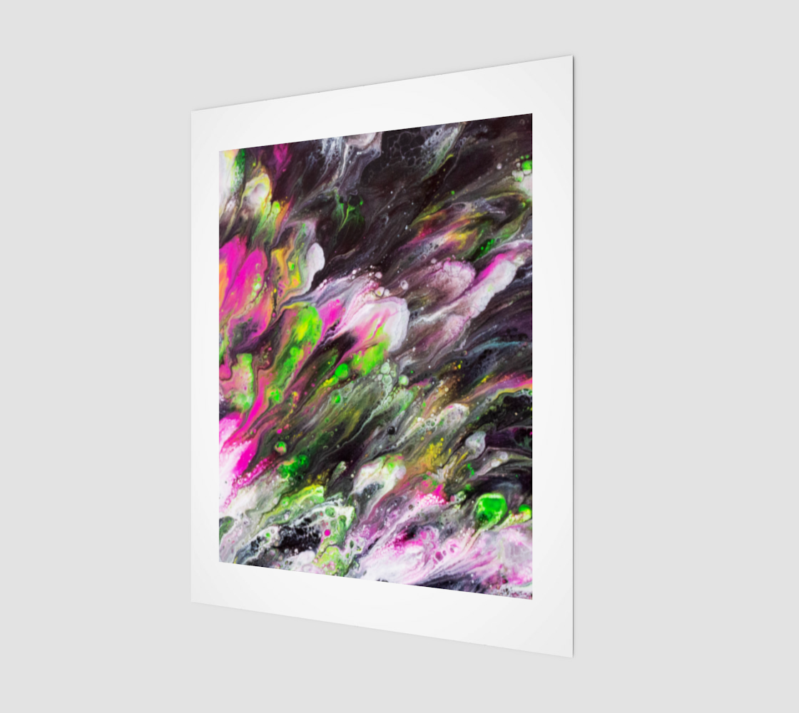 Abstract Spring Blooms Acrylic Art preview #1