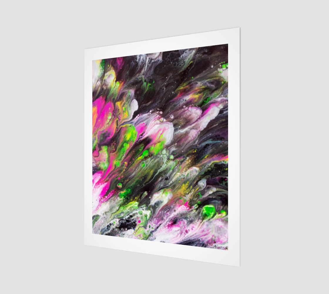Abstract Spring Blooms Acrylic Art preview #1
