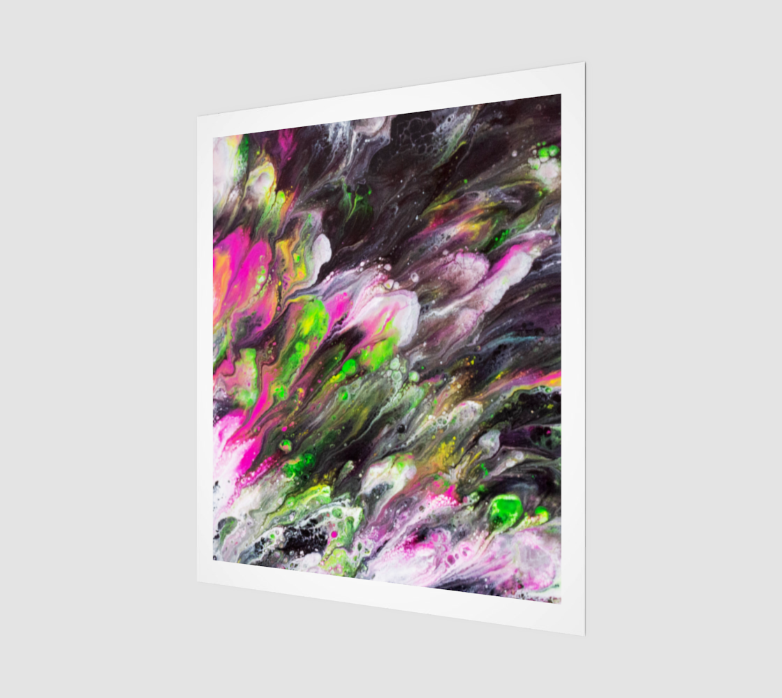 Abstract Spring Blooms Acrylic Art preview #1
