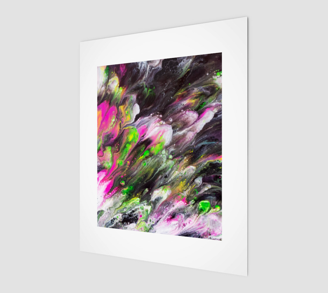 Abstract Spring Blooms Acrylic Art preview #1