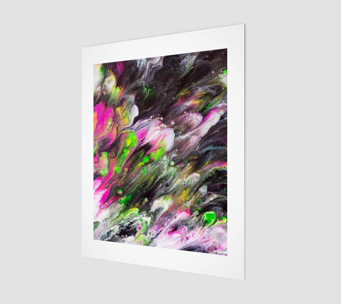 Abstract Spring Blooms Acrylic Art preview #1