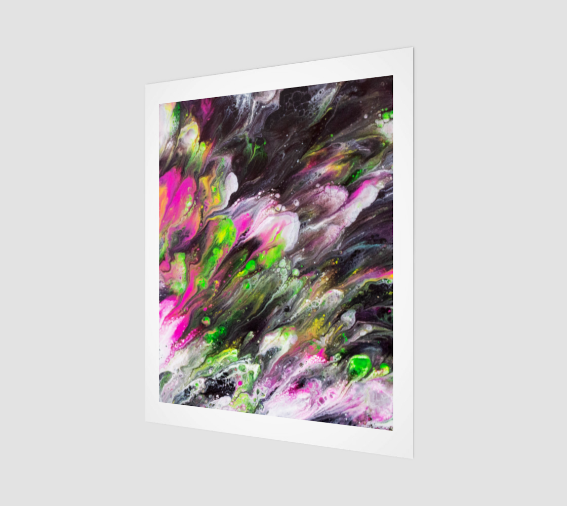Abstract Spring Blooms Acrylic Art preview #1