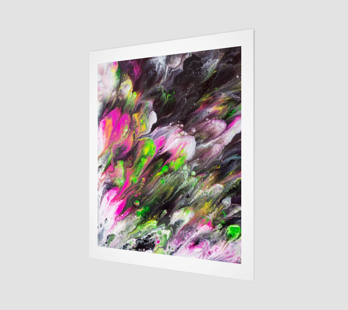 Abstract Spring Blooms Acrylic Art preview #1