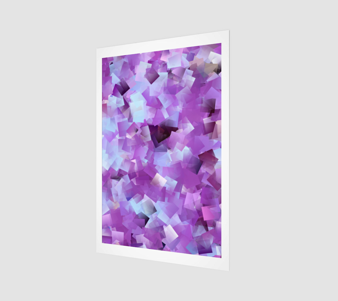Aperçu de Lilacs And Blue Skies Cubed