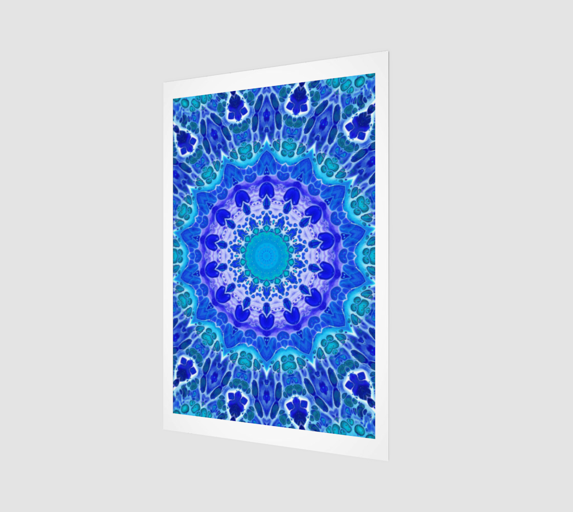 Aperçu de Azure Flower Mandala