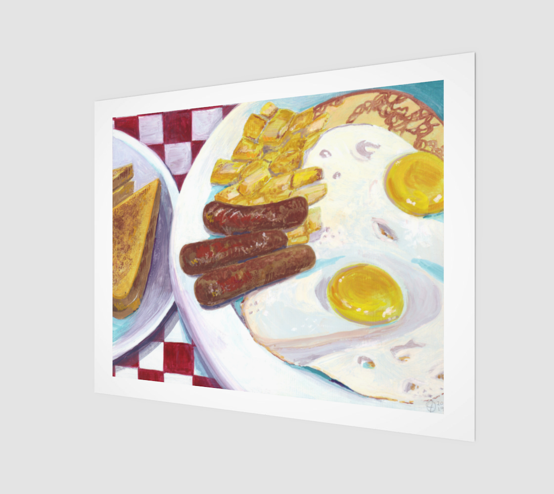 Aperçu de 20x16 Art Print - Greasy Breakfast