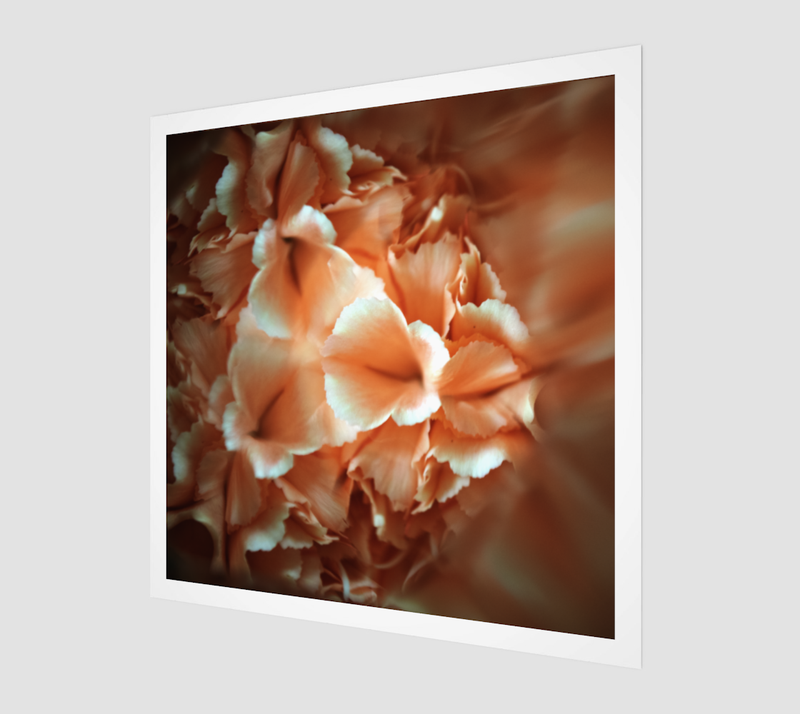Aperçu de Floral Carnation (Peach) Orb: KaleidoscopePhotography