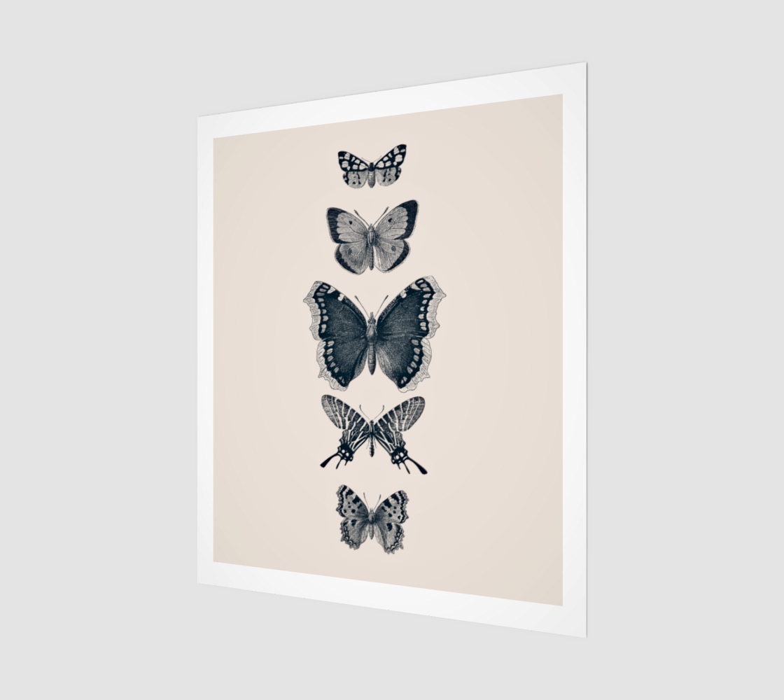 Inked Butterflies by Monika Strigel 3D preview