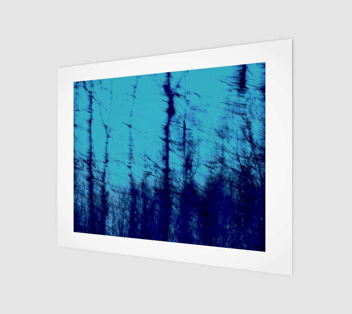 Art Print Shades of Blue preview #1