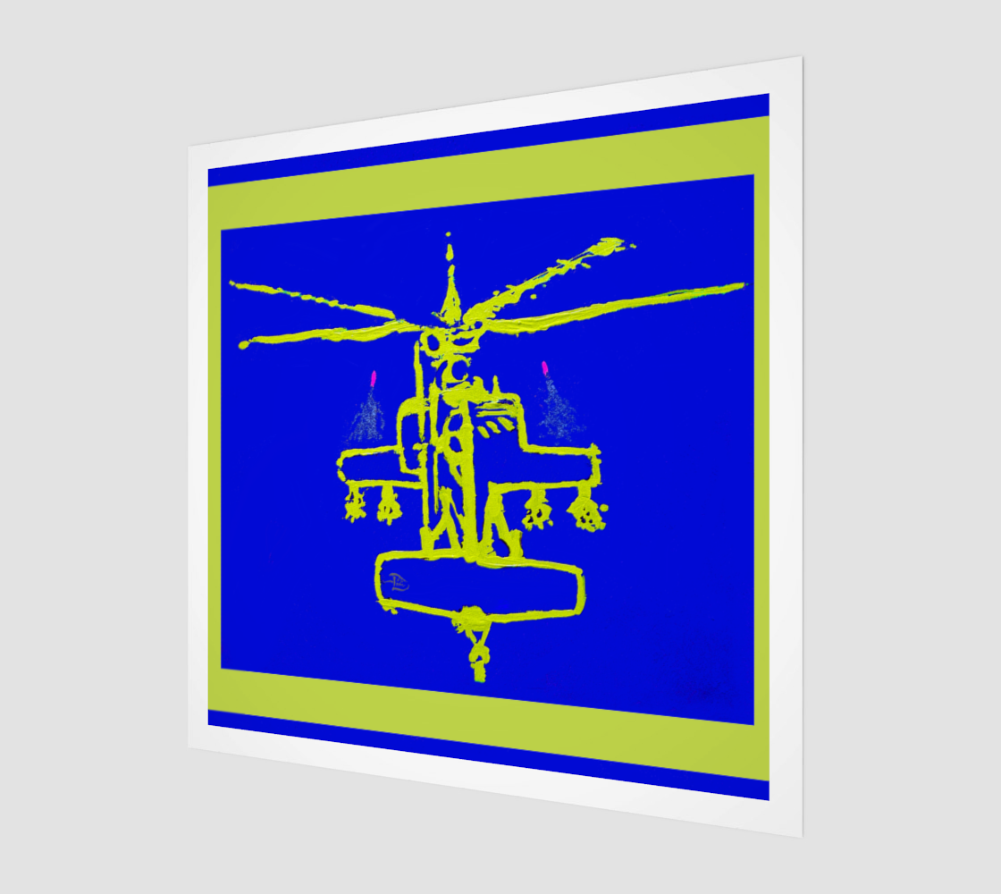 Apacheglyph Flashcard / Devin Fine Art Wall Print preview #1