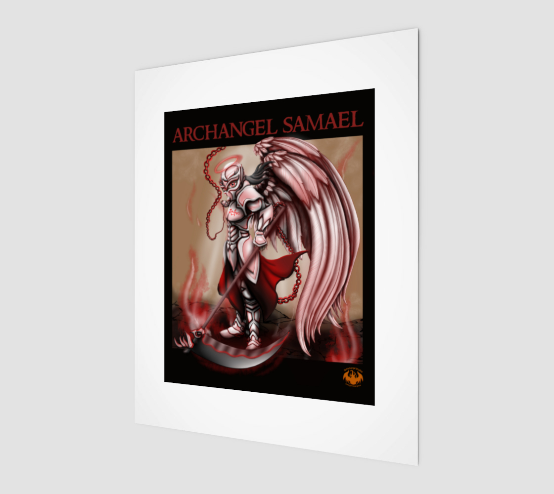 Archangel Samael / Smaller Poster, Print Option preview