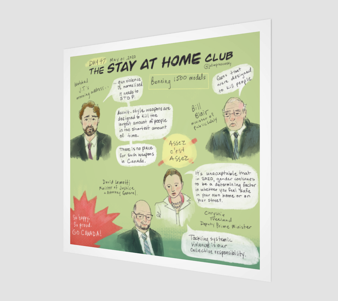 Aperçu de The Stay At Home Club - Day 47 - Go Canada! Gun Control #1