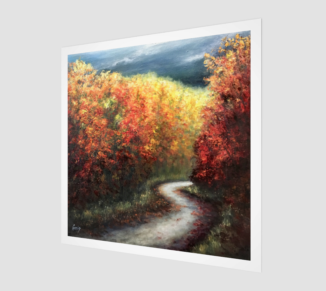 Fall Trees Road Path preview