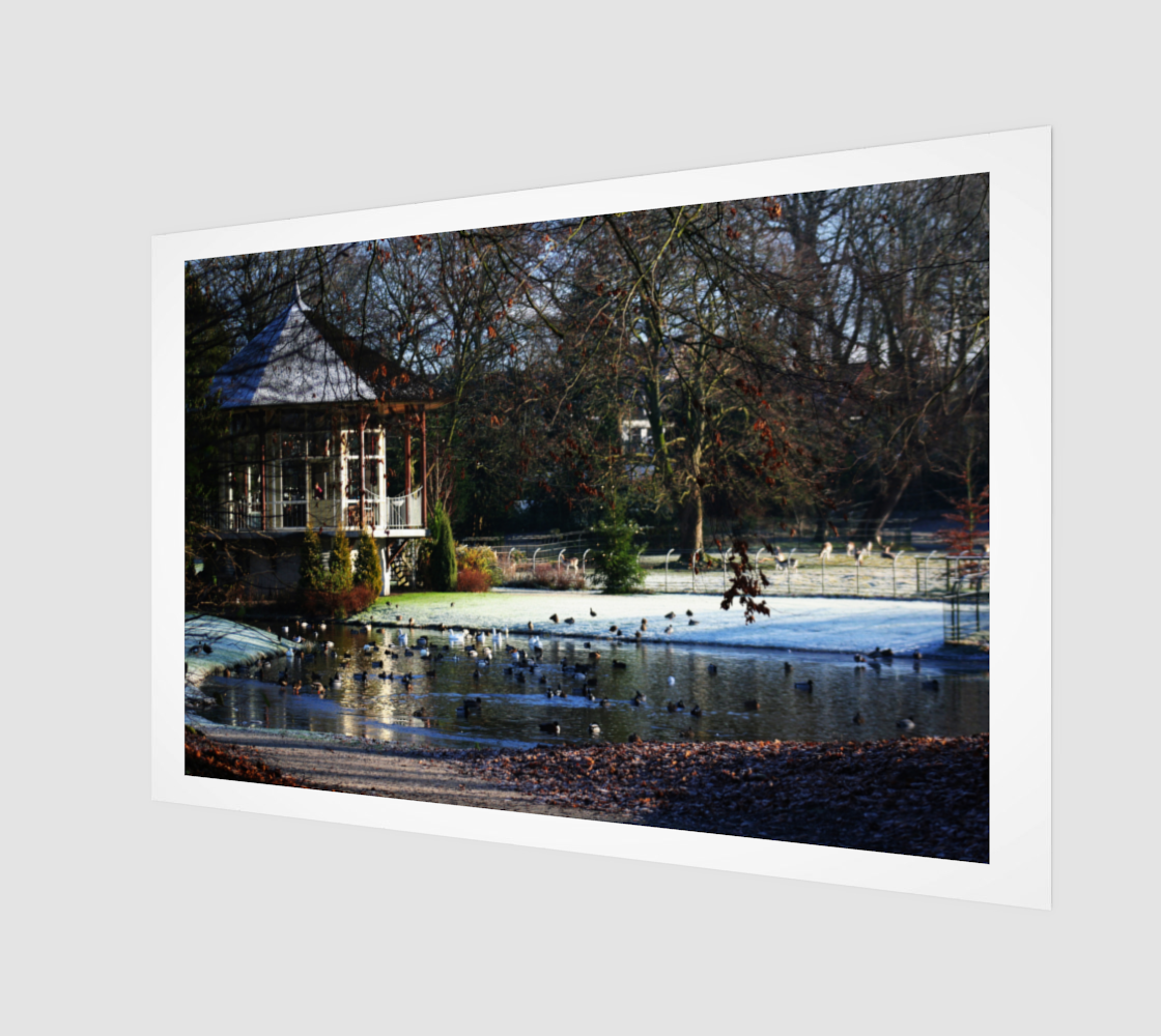 Rams Woerthe Teahouse Wood Print preview