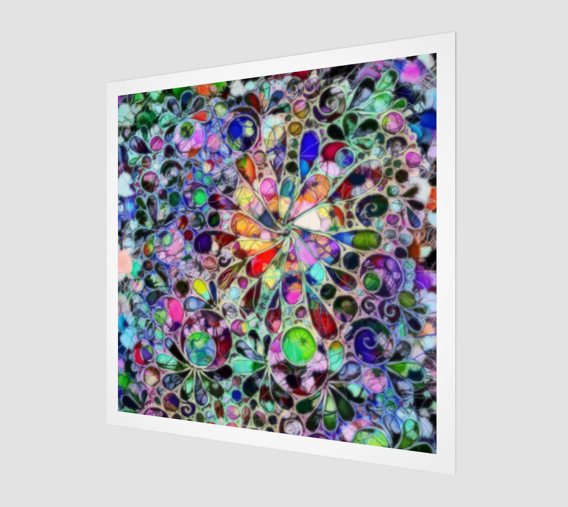 Pop Art - Flowers World 1 by EDDArt preview