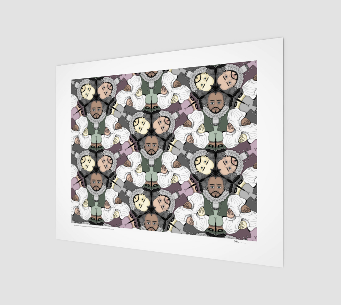 Ruffles Tessellation by Francine Champagne preview #1