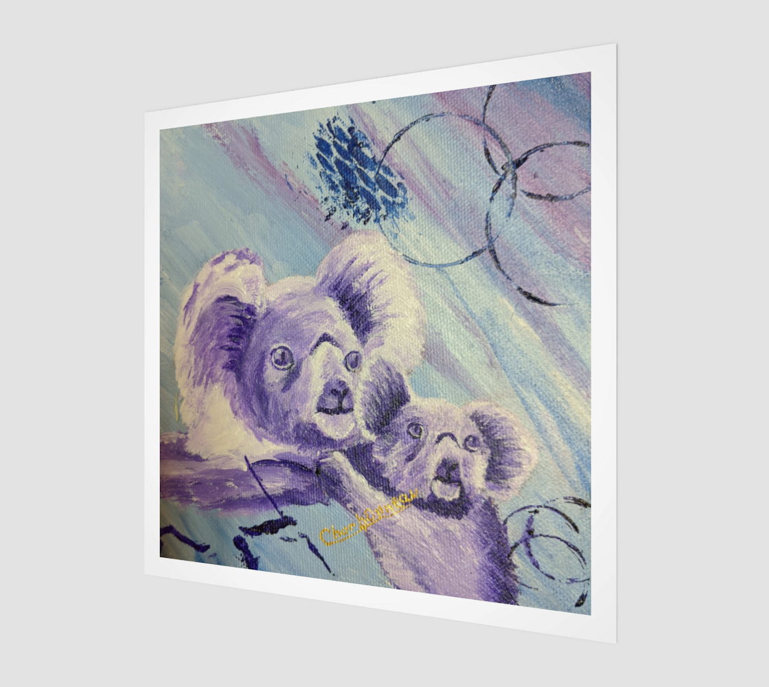 Aperçu de 1931 koala maman et enfant mixtes 6x6