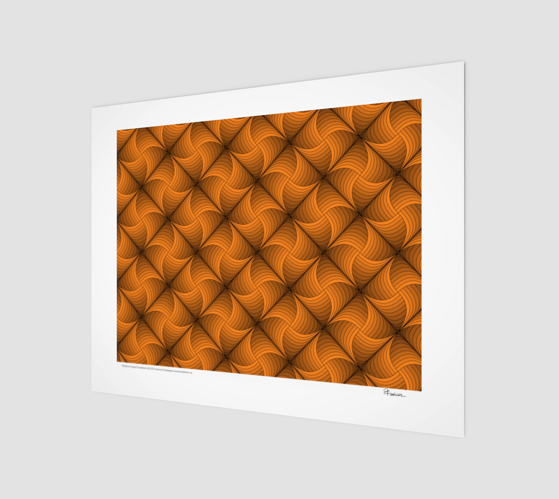 Pastille à l'orange, a tessellation by Francine Champagne preview