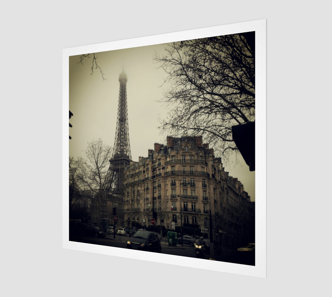 Eiffel Tower A Moody Day in Paris preview