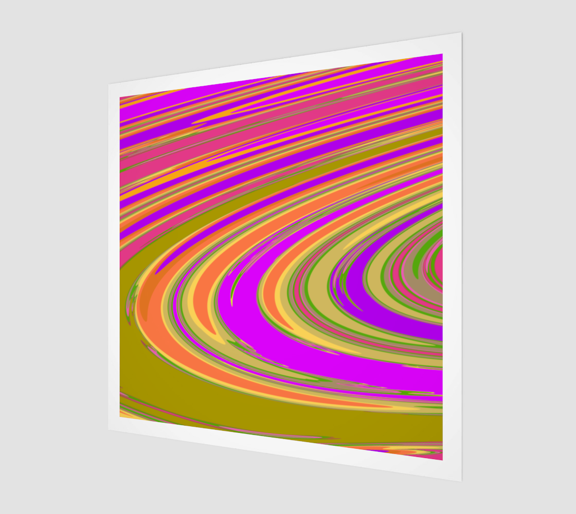 Curve in Purple Orange and Green preview