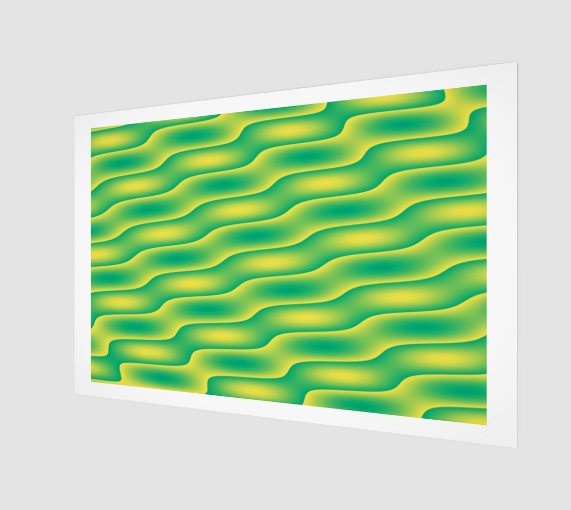 Ripples in Green and Yellow preview