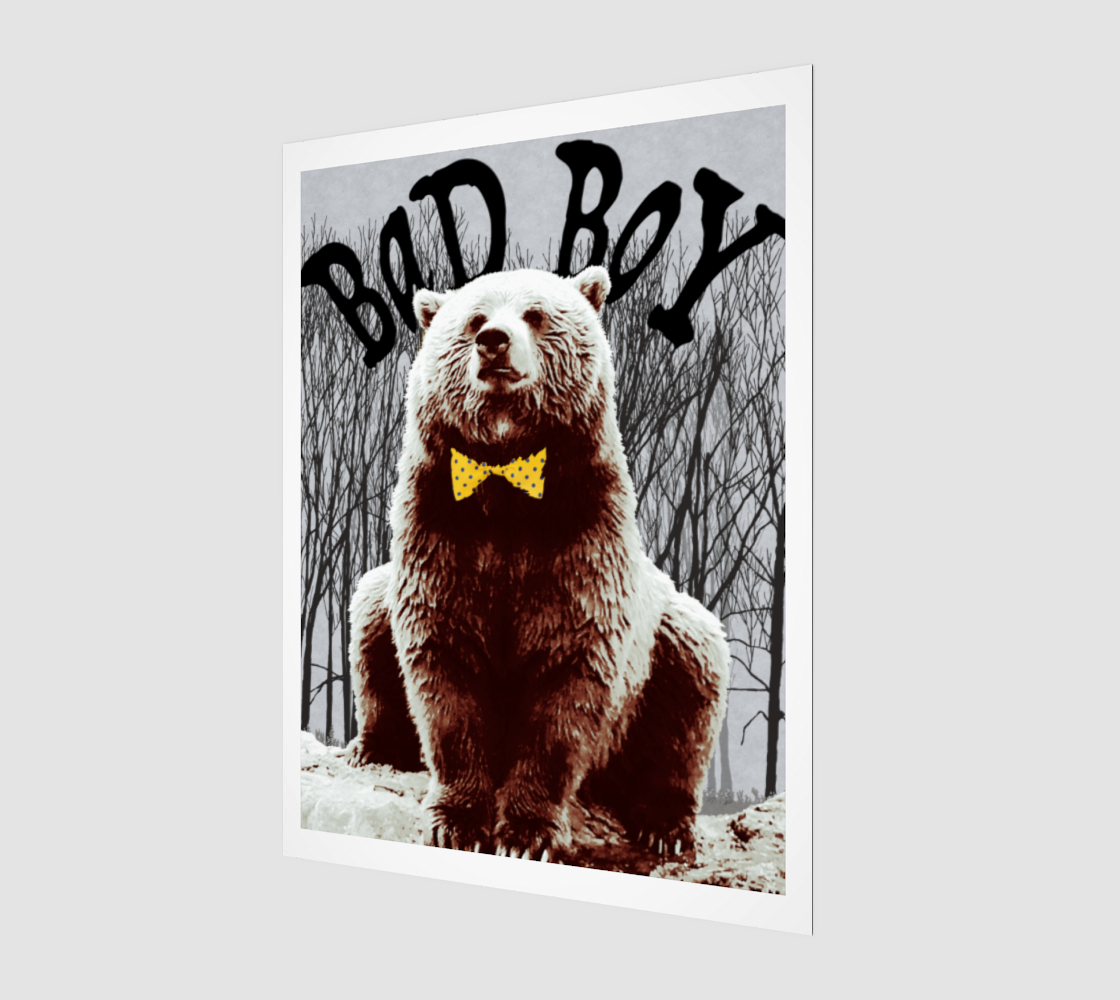 Aperçu de bad boy bear with bow tie