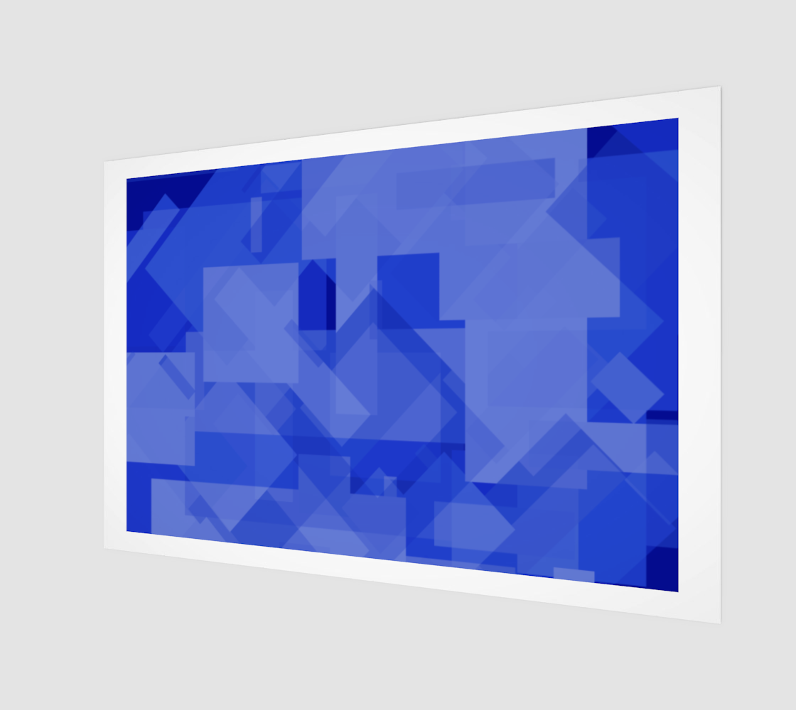 Blue is Better Art Print preview #1