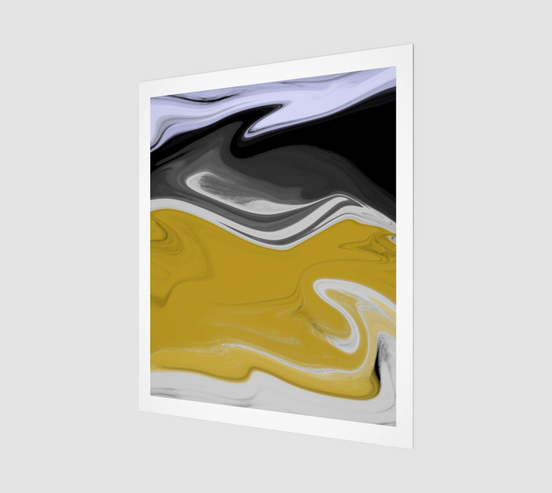 Liquid Black Gold 20x24 Art Print preview #1